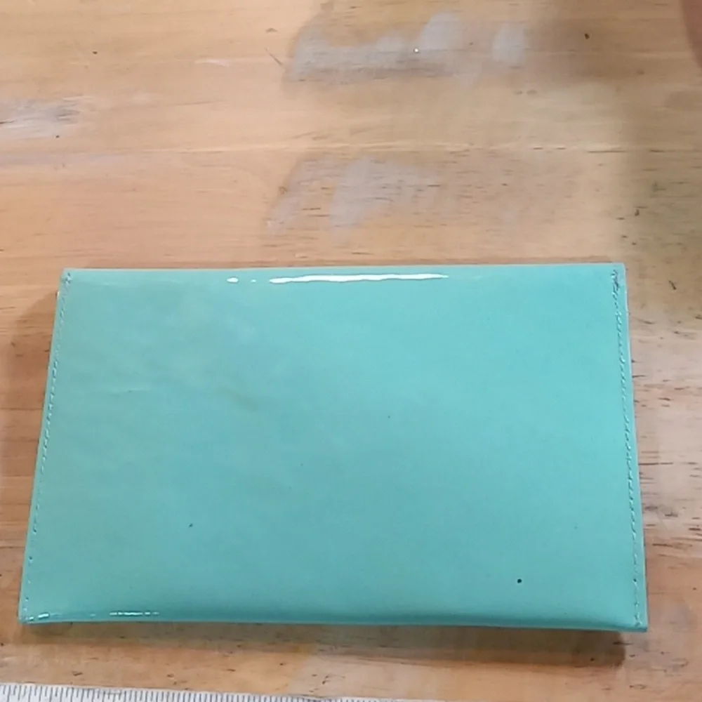 Elegant Mint Green Envelope Clutch - Picture 5 of 5